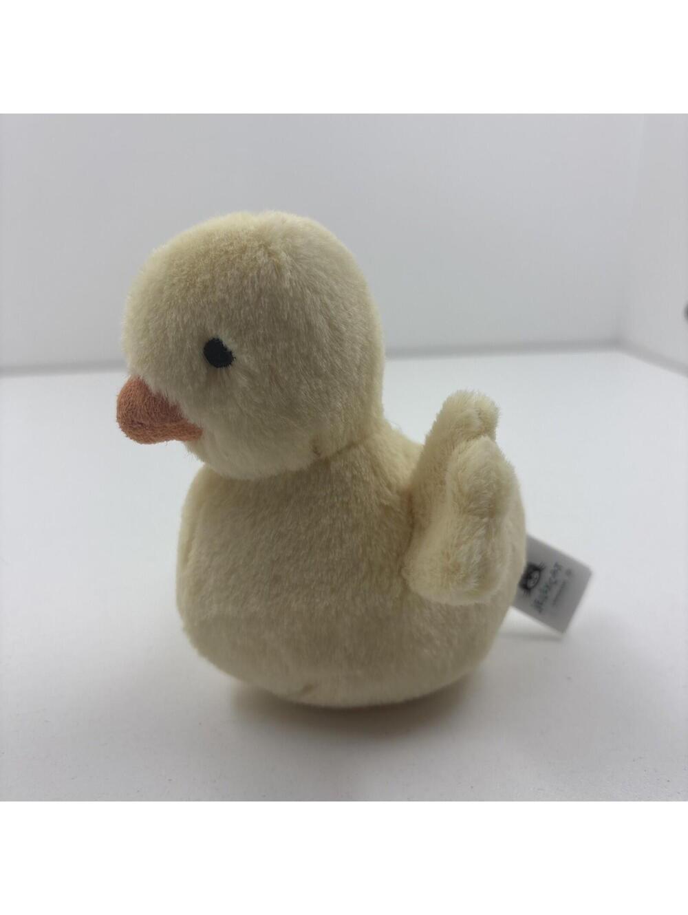 Jellycat Fluffy Duck Tiny Plush Like New Display Only Rare